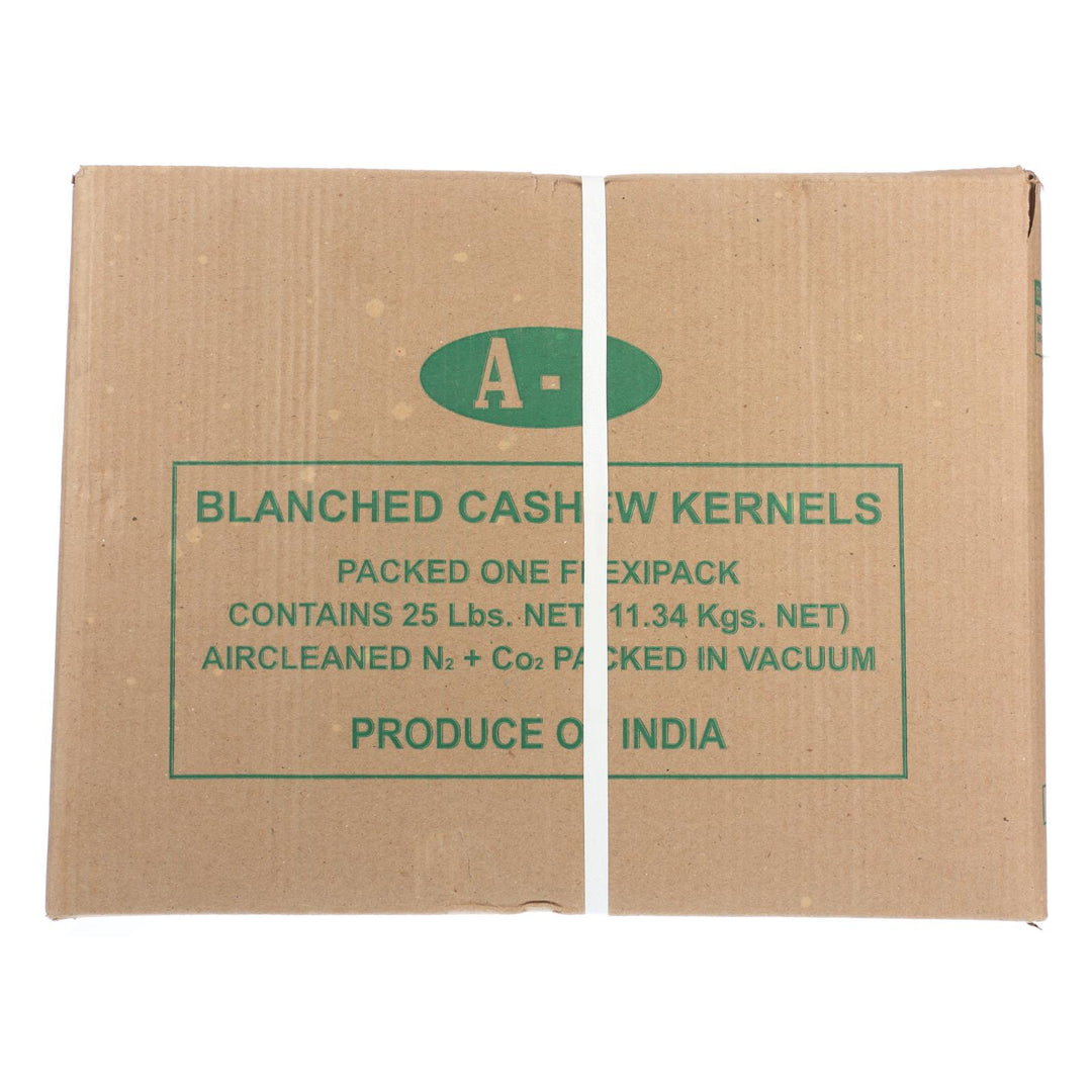 Bulk Nuts - Cashews - Organic - Pieces - Raw - Unsalted - 1 Each Of 25 Lbs - Maras Green